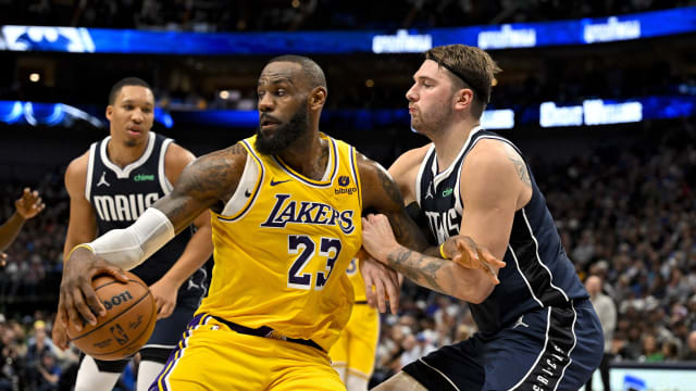 LeBron James, Luka Doncic, Dallas Mavericks, Los Angeles Lakers