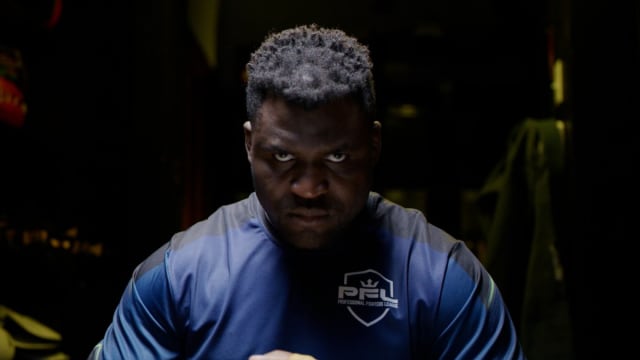 PFL heavyweight and former UFC champion Francis Ngannou.