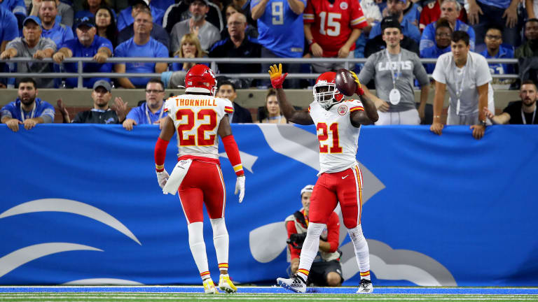 Chiefs' Bashaud Breeland Returns Fumble for Easiest 100-Yard Touchdown Ever