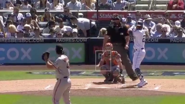 Watch: Fernando Tatis Jr. Gets First Major League Hit in First Padres At-Bat