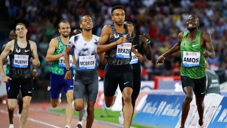 Donavan Brazier Storms From the Back to Win Thrilling Diamond League 800m