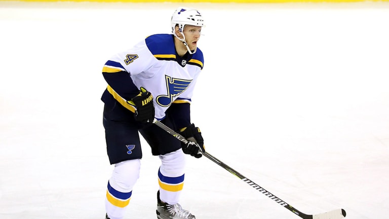 Blues' Carl Gunnarsson Out Six Months to Heal Torn ACL
