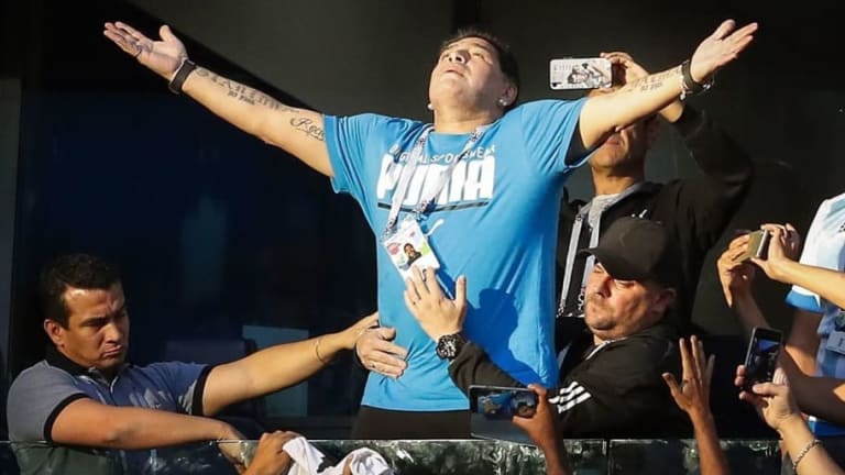 Maradona encontró al responsable de haber viralizado el audio de su "muerte"