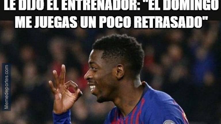 Los mejores memes de la goleada del Barcelona al Levante, Dembélé ...