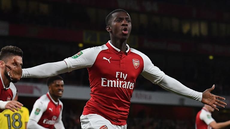 Eddie Nketiah Taking Tips From 'World Class' Lacazette &hellip;