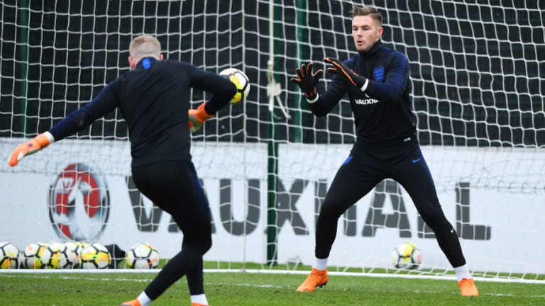 Stoke Goalkeeper Jack Butland Relishing Fight for England Number 1 Spot at the World Cup