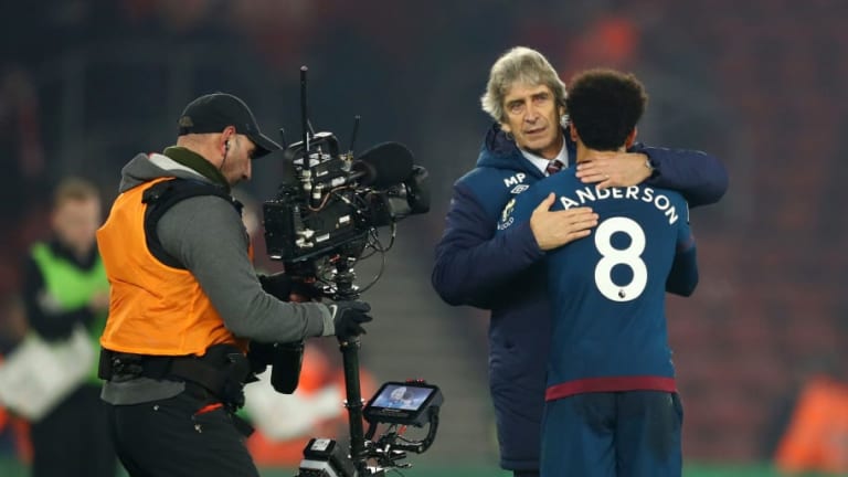 Manuel Pellegrini Praises Felipe Anderson After Winger's Brace Beats Southampton
