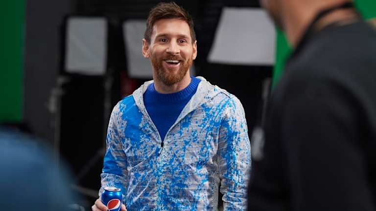 messi blue