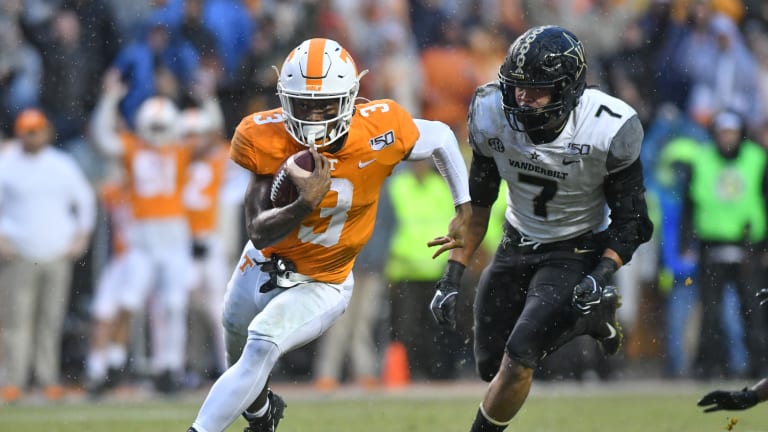Haltime Report: Tennessee 21 Vanderbilt 3