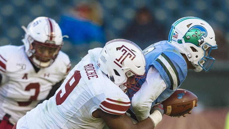 Virginia Tech Hosting 2019 AAC Defensive Player of the Year Quincy Roche Friday & His Highlights Are Absolutely Insane