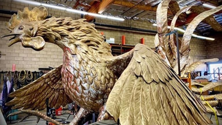 Privately Funded Gamecock Sculpture Ready for Williams-Brice Stadium