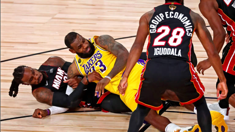 Lakers Win Game 1 Of The NBA Finals Against The Miami Heat, 116-98