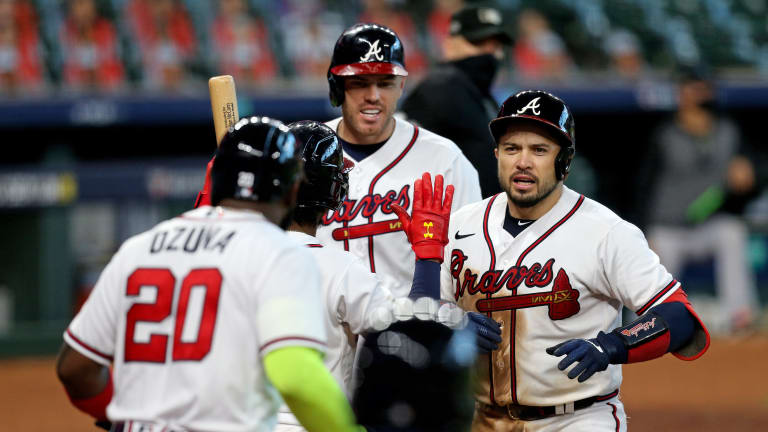 Braves win Game One of the NLDS series 9-5