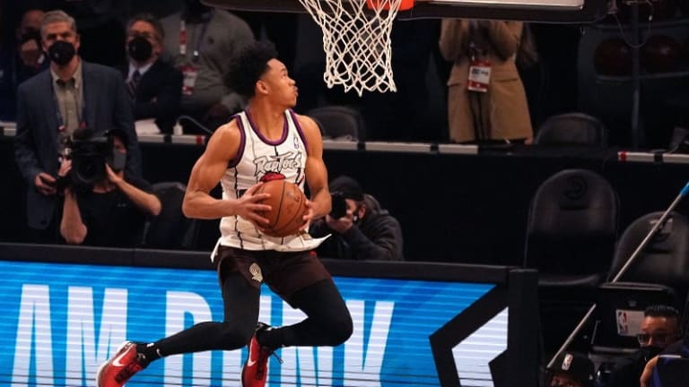 Anfernee Simons Channeled These Iconic Throwback Jams En Route To Winning The Dunk Contest