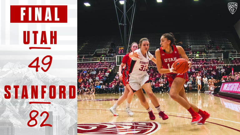 Utah WBB's winning streak comes to an end at the hands of No. 6 Stanford
