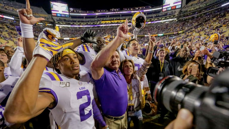 College Football Plus Once Again Asks: Why Isn't LSU Ranked No. 1 Right Now? 