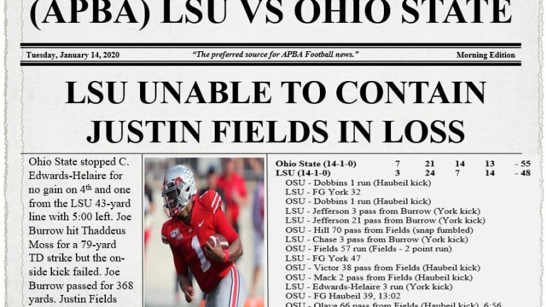 What Might Have Been: Ohio State Topped LSU in Roll of Dice