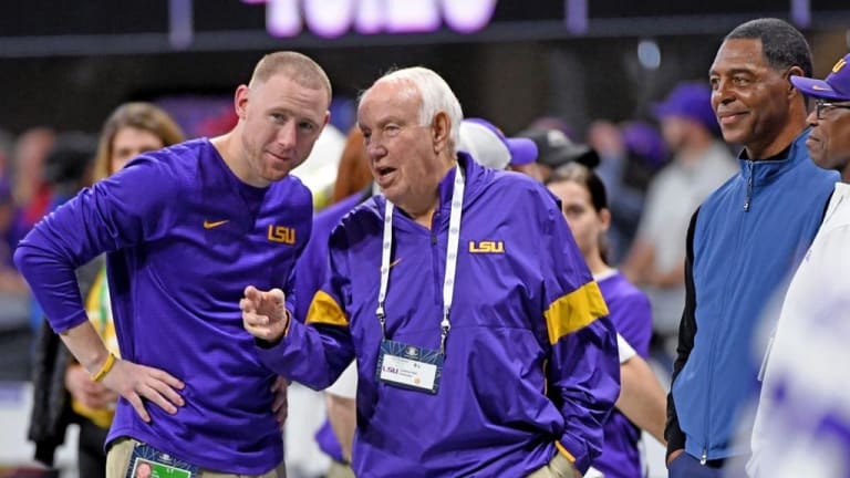 John Robinson and Ed Orgeron at LSU Leave USC Nation in a Purple Haze 
