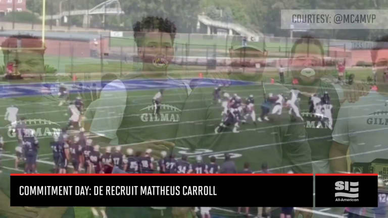 WATCH: 3-Star Defensive End Mattheus "Stretch" Carroll Discusses VT Commitment with SI All-American