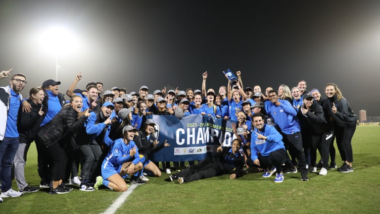 UCLA Women's Soccer Topples Crosstown Rival USC, Wins Pac-12 Championship