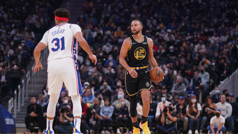 Steph Curry Had An Amazing Move On His Brother In The Warriors Win Over The 76ers