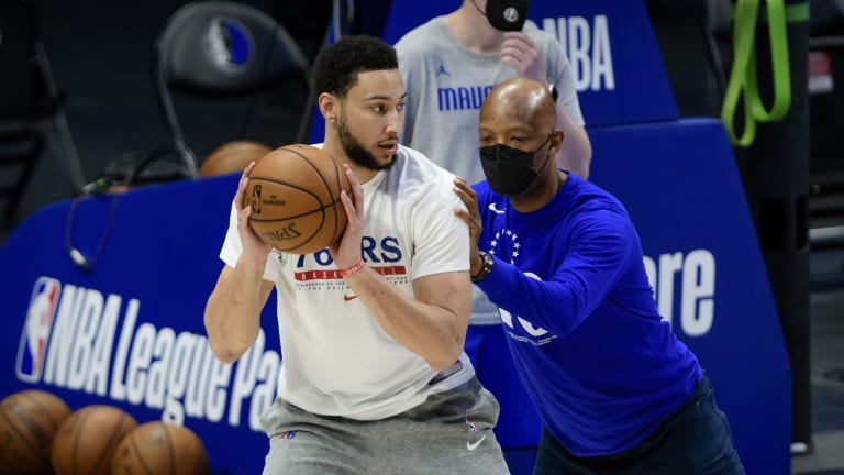 Ben Simmons Spotted Working Out Before Sixers vs. Timberwolves Game