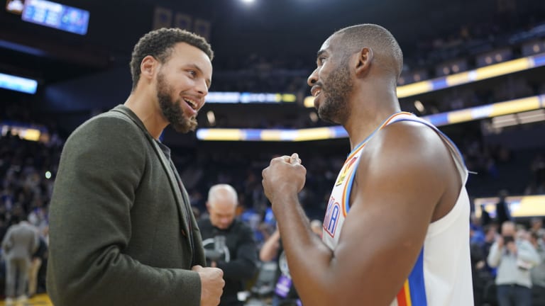 Check Out The Photo The Suns Tweeted Of Chris Paul And Steph Curry