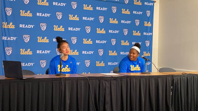 WATCH: Natalie Chou, IImar'I Thomas Talk 30-Point Games, UCLA Women's Basketball's Runaway Win
