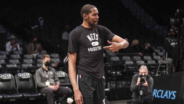 Watch The Play That Kevin Durant Got Injured On In The Pelicans-Nets Game