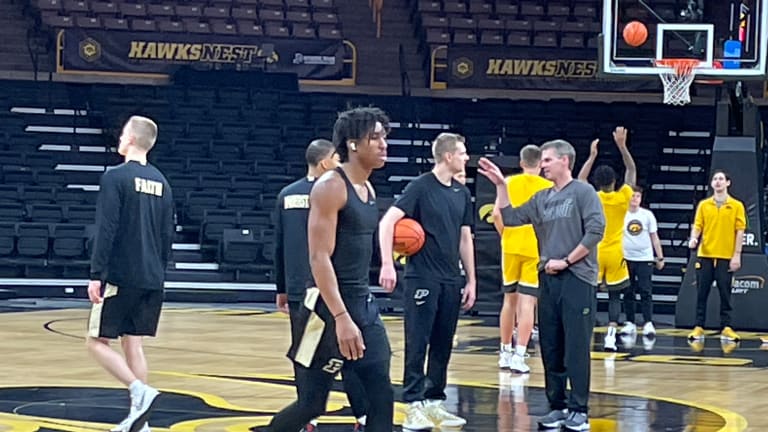 Purdue's Jaden Ivey Moving Well in Warmups, Seems Ready to Go For Game at Iowa