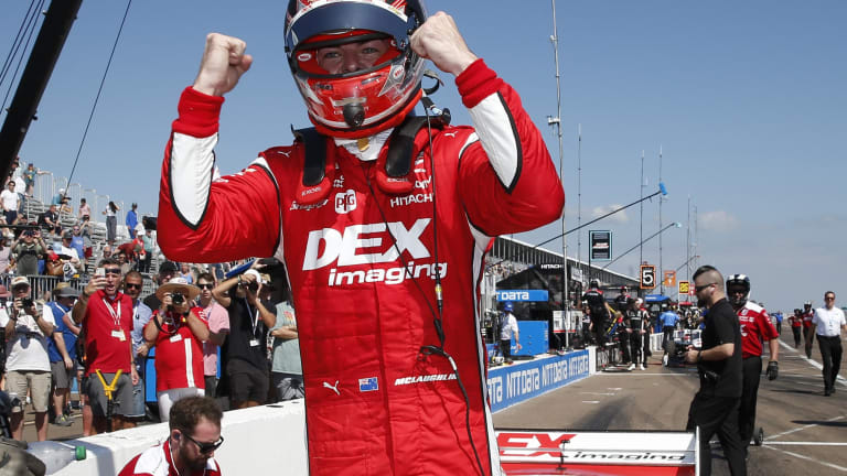 Take it to the bank: McLaughlin just getting started with his first IndyCar win