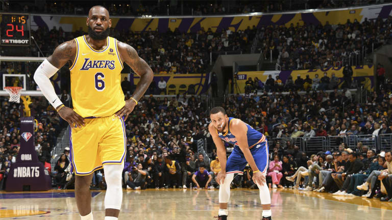 Steph Curry Reacts to LeBron James' 56-Point Game
