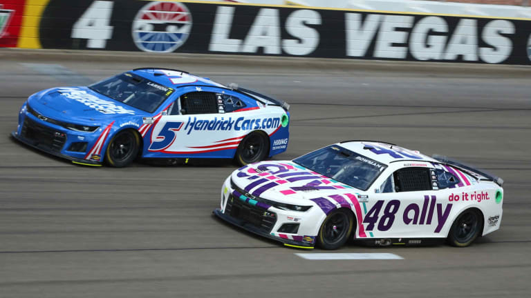 Strong restart puts a Bow(man) on Sunday's Cup win in Las Vegas
