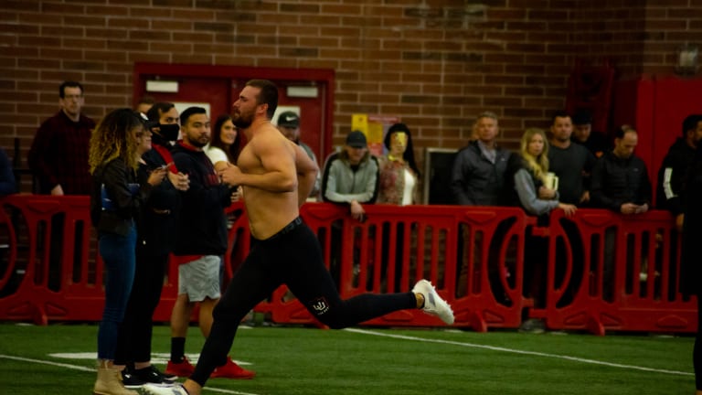Scenes from Utah Pro Day: Cole Fotheringham Highlights
