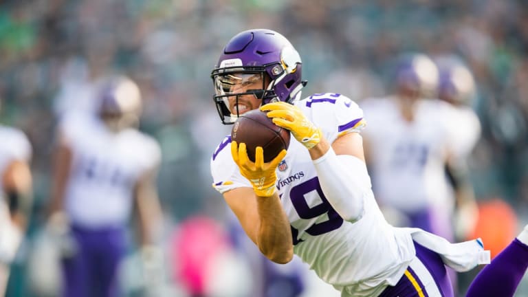 Vikings passing attack comes alive in win over Giants