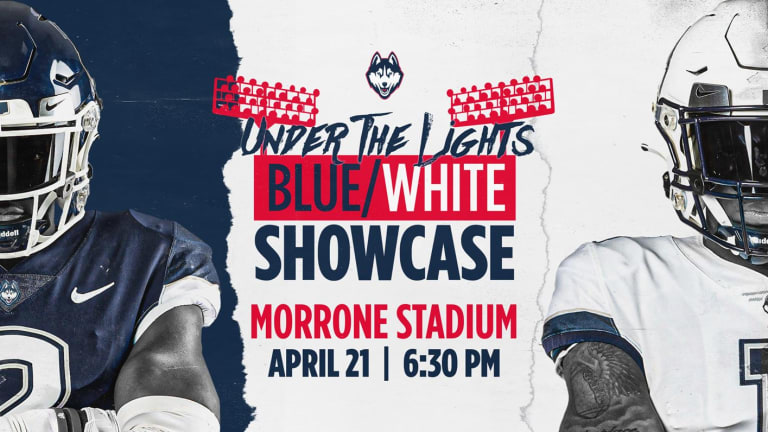 Football: Join UConn Thursday April 21 for Blue/White Showcase