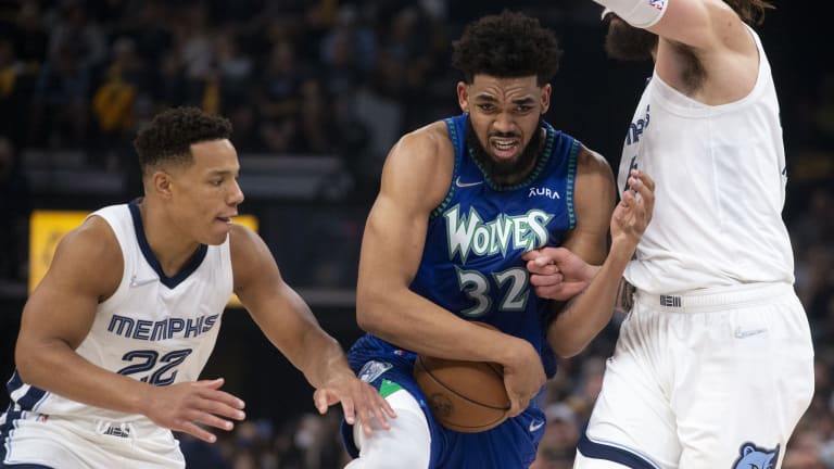 1-2 punch of Ant and KAT lead Wolves over Grizzlies in Game 1