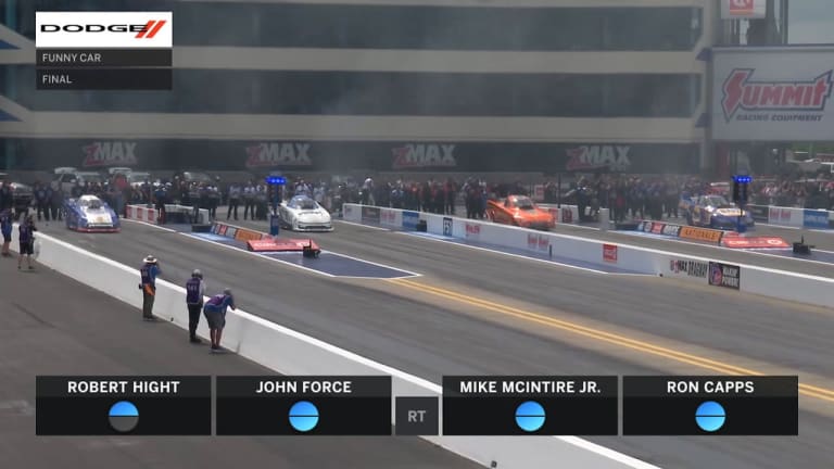 NHRA videos: See John Force, Mike Salinas and Steve Johnson win in 4-Wide Nationals