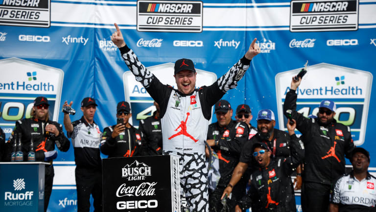 Kurt Busch can finally click his heels: earns first Cup win at Kansas and now is on hunt for Toto