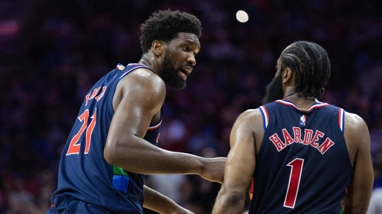 Daryl Morey Reacts to Embiid's Comments About Harden's Lack of Scoring