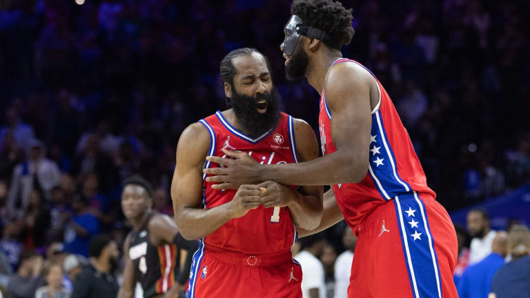 James Harden Appreciated Joel Embiid's Ability to Battle Through Injuries in Playoffs