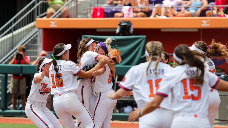 Millie Thompson, Clemson Tigers Celebrate Through the Afternoon