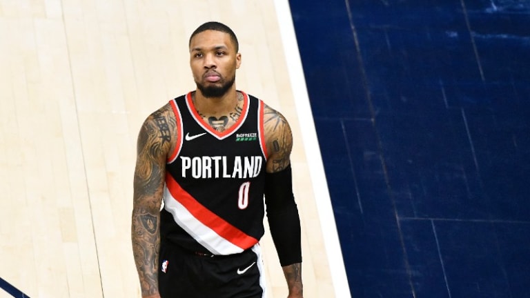 Damian Lillard Out Versus Spurs With Right Hamstring Issue