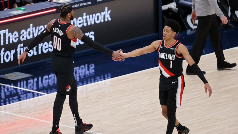 Damian Lillard Wasn't Surprised By Anfernee Simons' Record-Tying Night