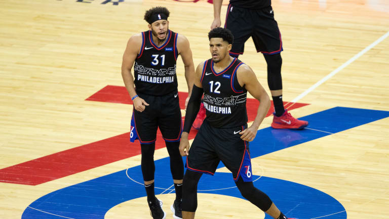 Tobias Harris Seth Curry Look On The Bright Side Of Sixers Strange Win Vs Bulls Sports Illustrated Philadelphia 76ers News Analysis And More