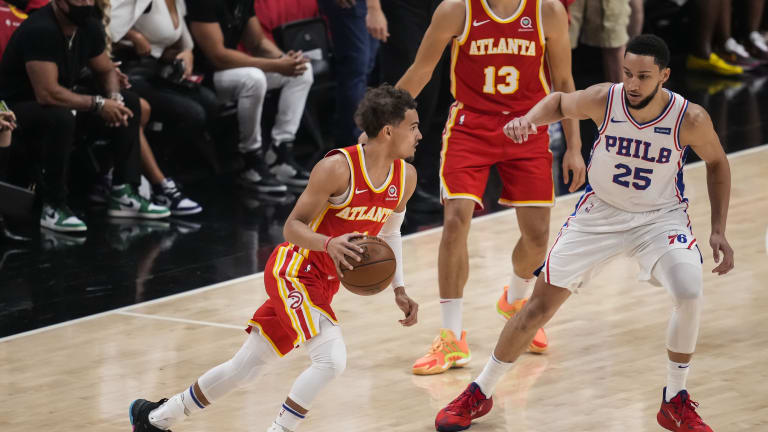 Sixers' Ben Simmons Hasn't Worn Down Hawks' Trae Young Just Yet