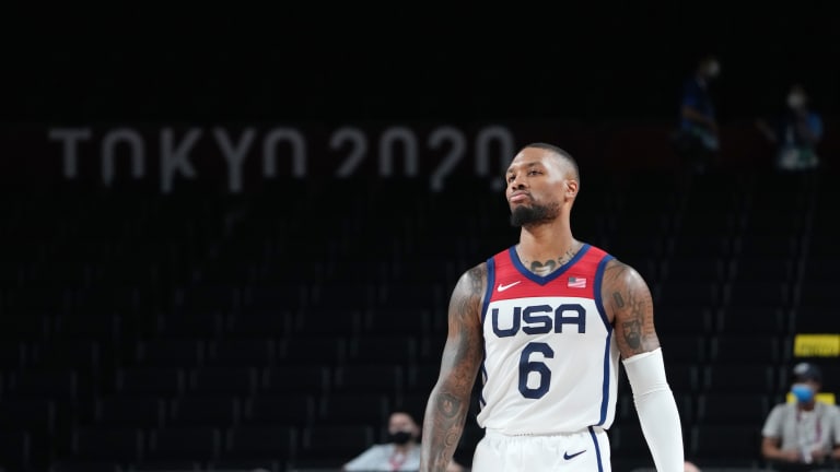 Damian Lillard Catches Fire Early in Team USA's Rout of Iran