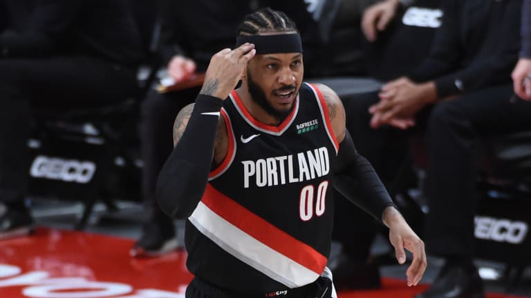 Carmelo Anthony Thanks Portland for 'Letting Me Love Basketball Again'