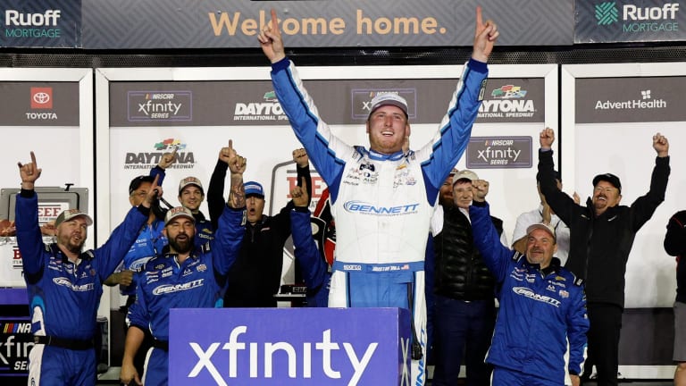King of the Hill again: Austin Hill wins second straight Xfinity season opener - also watch post-race video