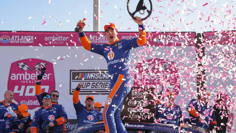 Joey Logano drives dominant Ford to victory in NASCAR Cup race at Atlanta